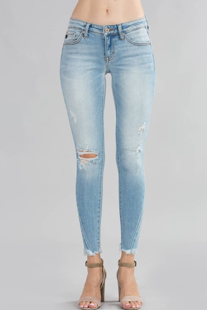 Cam Distressed Skinny Jean