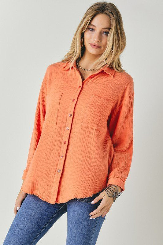 Leslie Lightweight Button Down