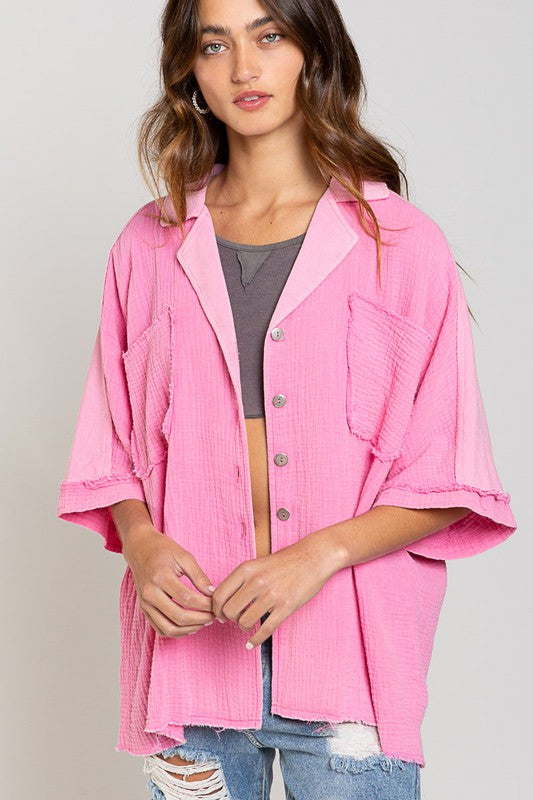 Leighton Oversized Shirt Jacket