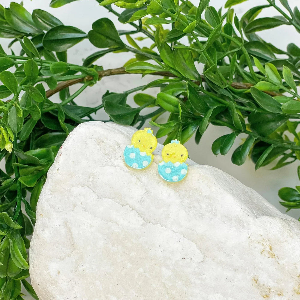 
                      
                        PREORDER: Acrylic Easter Chick Stud Earrings in Two Colors
                      
                    