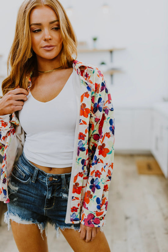 Dancing Flowers Shacket