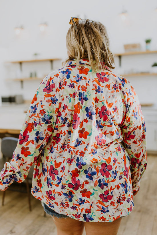 Dancing Flowers Shacket