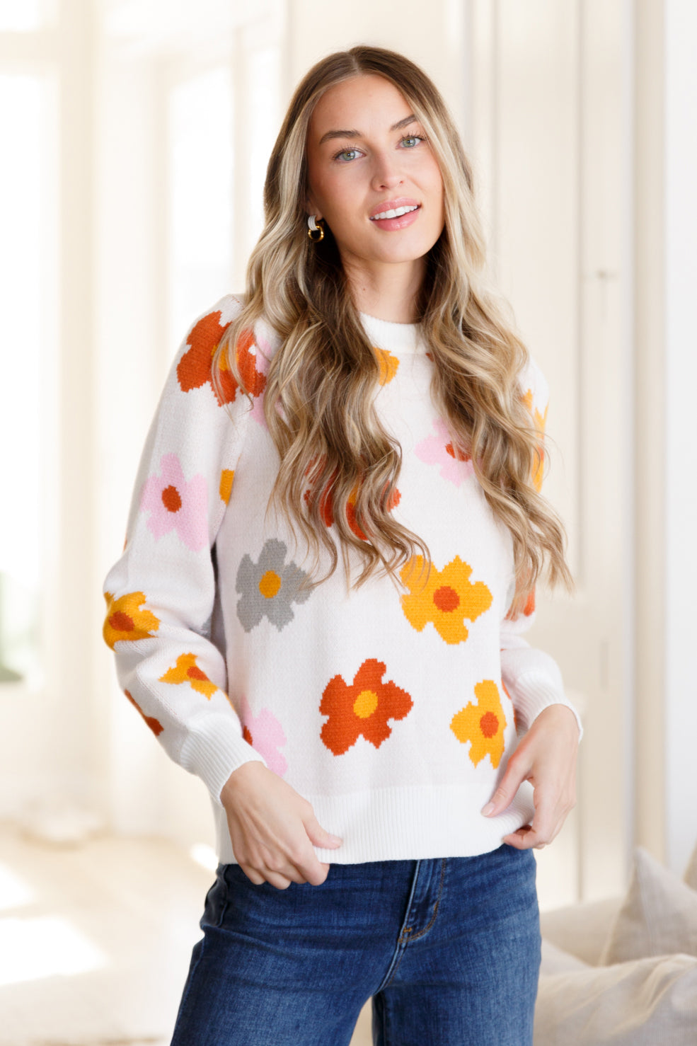 Callie Floral Sweater