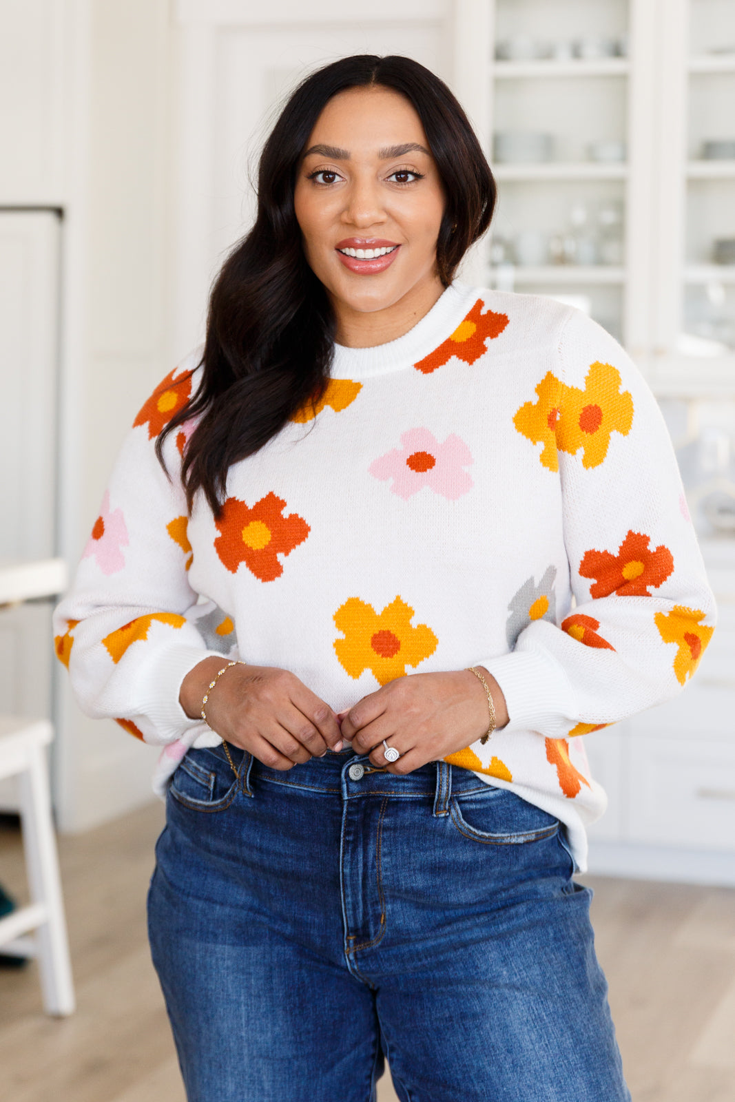 Callie Floral Sweater