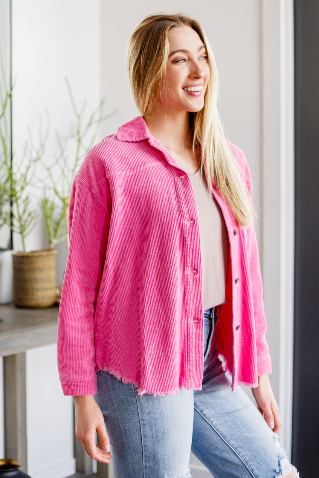 Friends To Lovers Corduroy Shacket