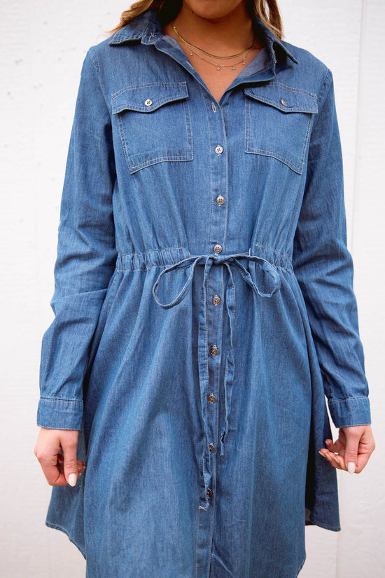 Load image into Gallery viewer, Midwest Denim Dress
