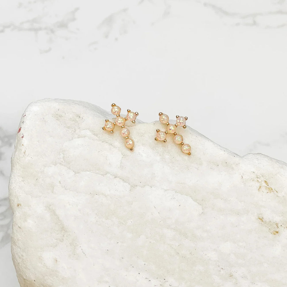 
                      
                        PREORDER: Opal Cross Stud Earrings
                      
                    