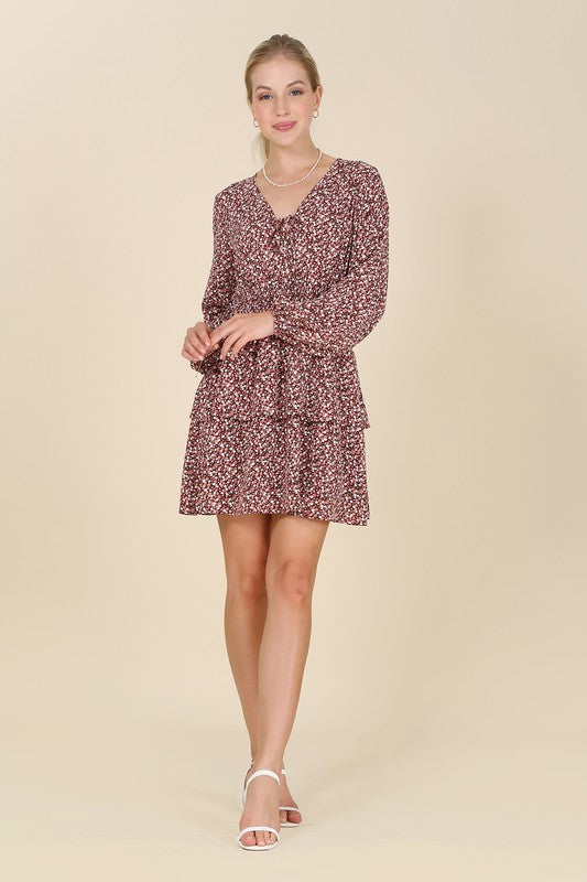 Fiona Floral Babydoll Dress