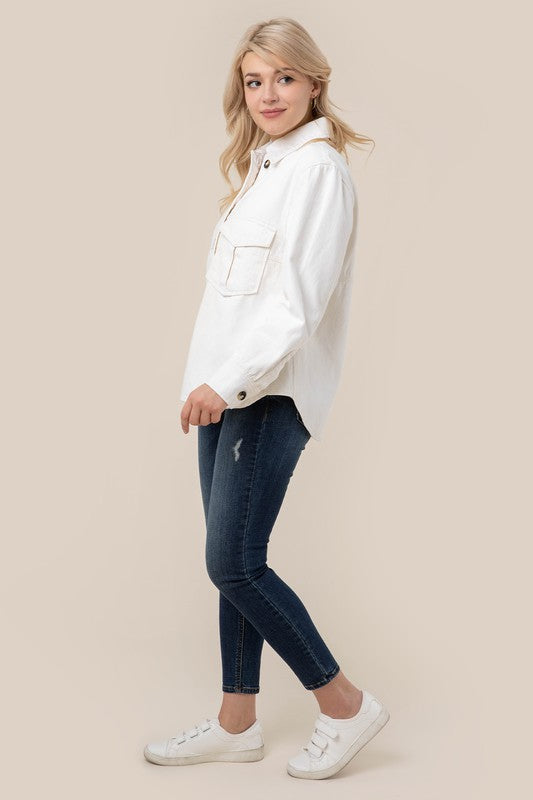 Lorrin Denim Top