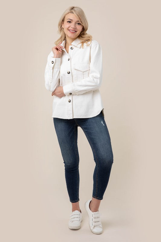 Lorrin Denim Top