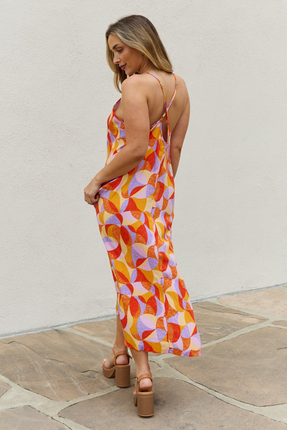 Poppy Printed Sleeveless Maxi Dress