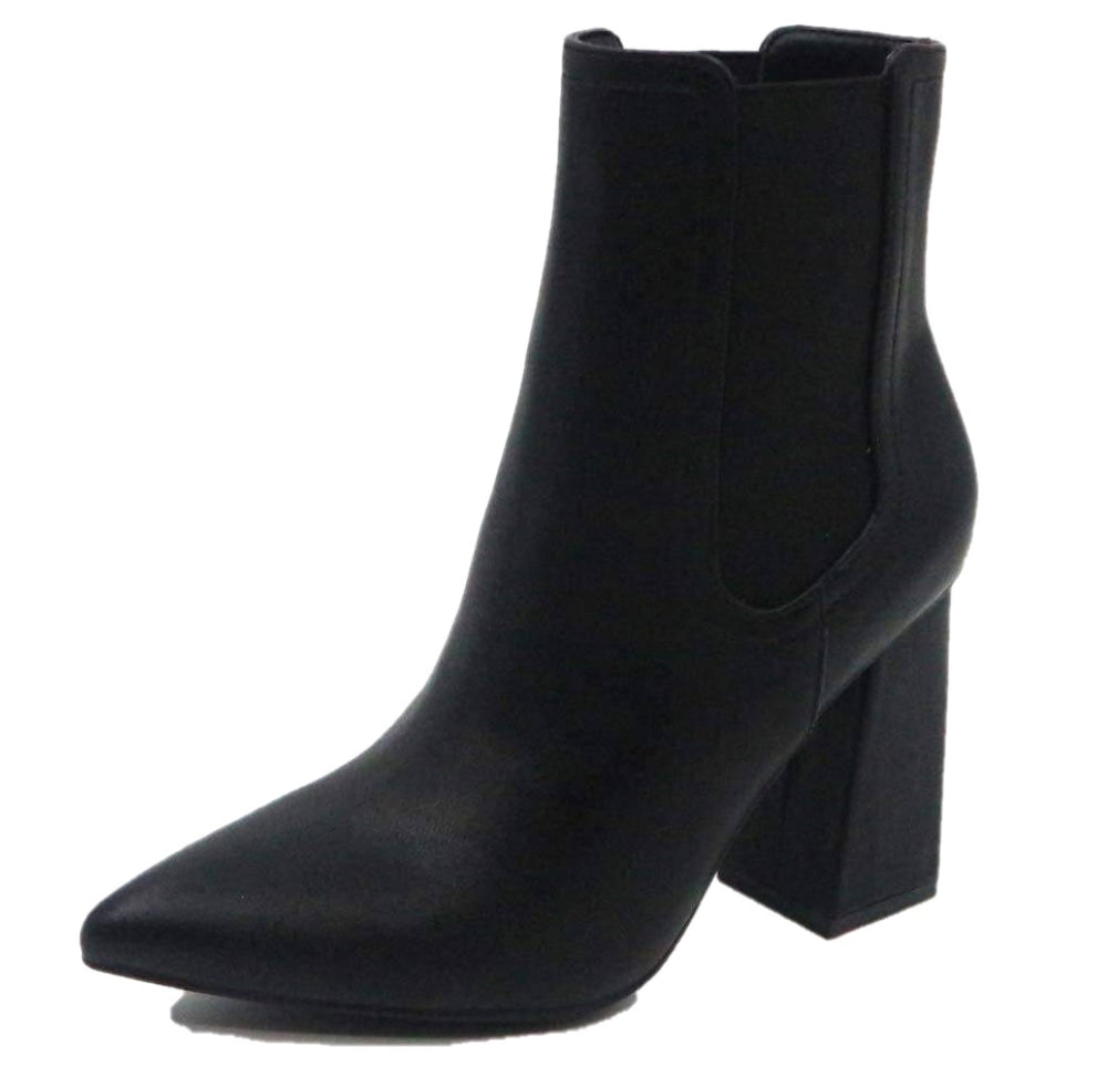 Black Block Heel Bootie