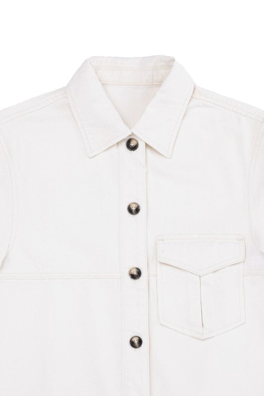 Lorrin Denim Top