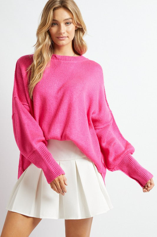 
                      
                        Rosie Boat Neck Oversized Sweater - Plus
                      
                    