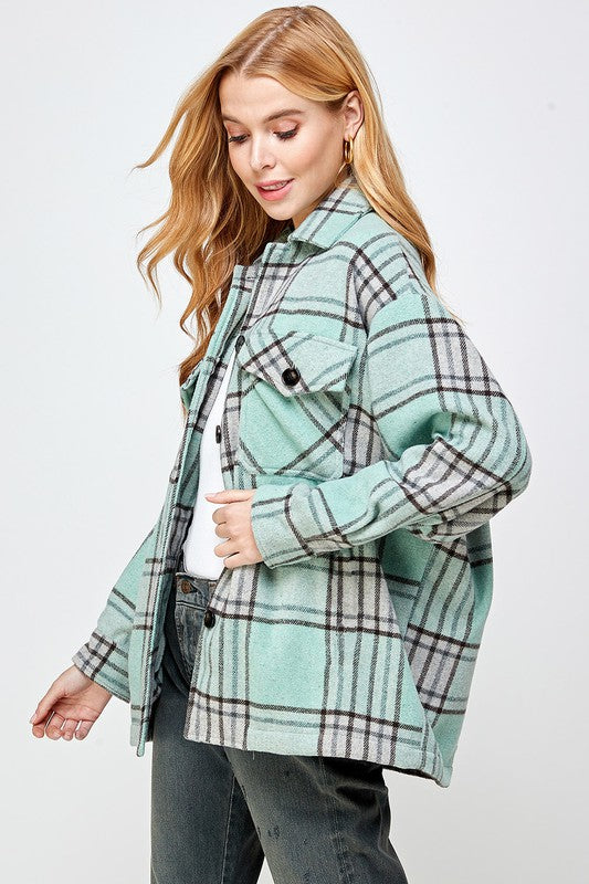 Ross Plaid Shacket