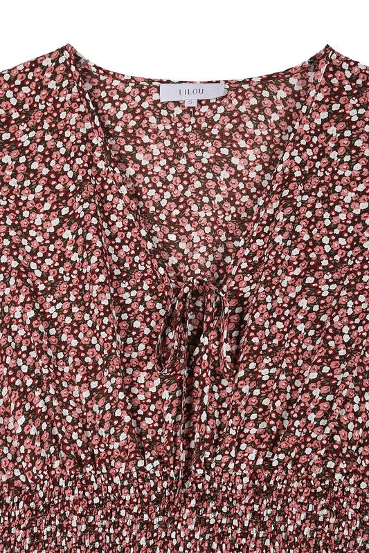 Fiona Floral Babydoll Dress