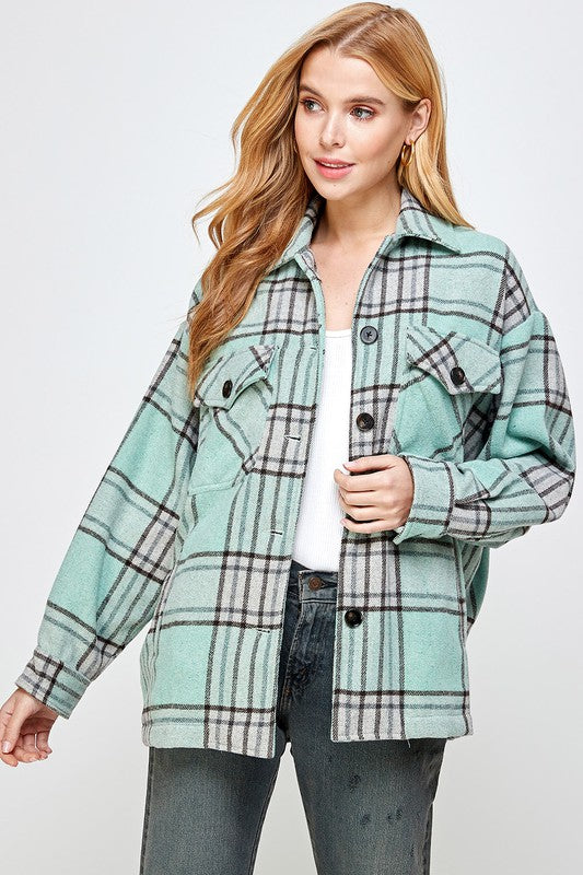 Ross Plaid Shacket